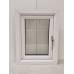 Rosewood Wrapped Plastic Window 650x500mm SS4
